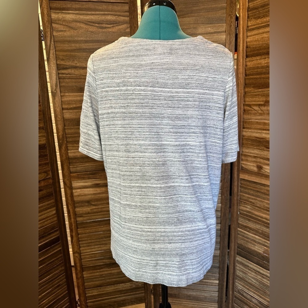 Nike Advance 15 Knit Top Short Sleeve Gray - Picture 8 of 11
